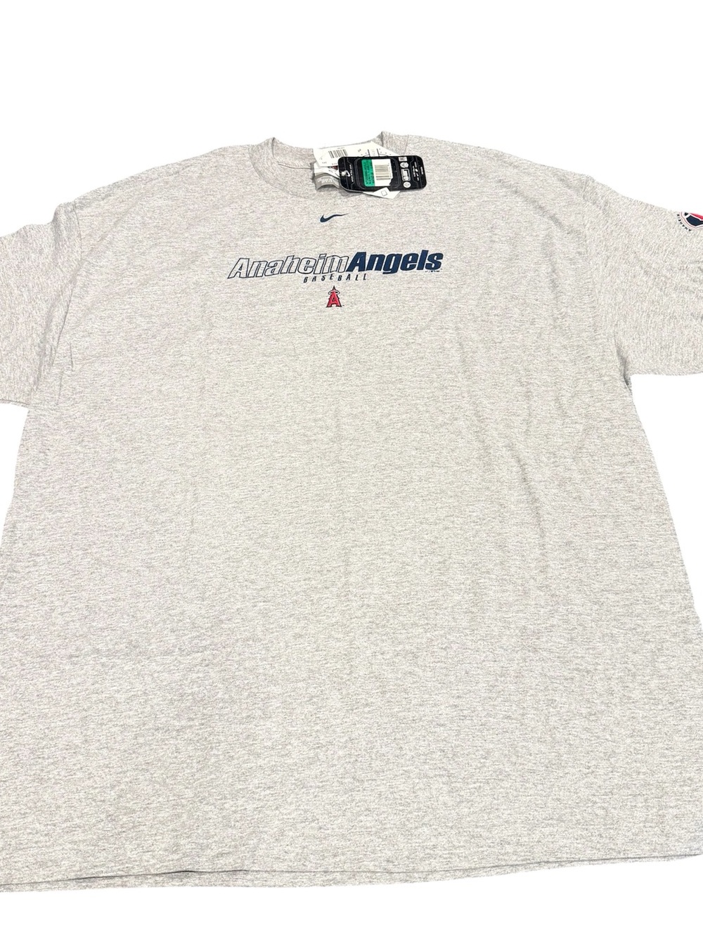 Vintage Nike center swoosh Anaheim Angels MLB t shirt men’s XL NWT New Y2K 2003